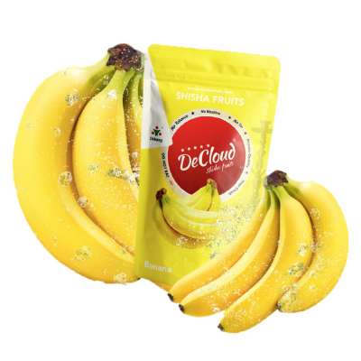 50g bag packaging decloud shisha fruit for hookahs with lights banana taste