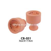 High Quality Shisha Accessories Natural Clay Shisha Bowl Wholesale Clay Hookah Bowl