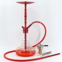 Premium New Design Orange Red Color Aluminum Wholesale Shisha Hookah Flavor Chicha